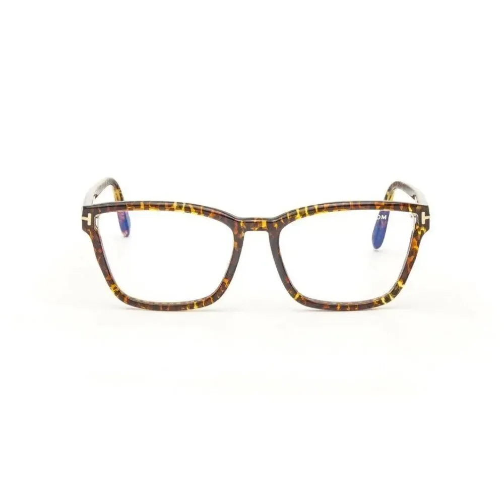 New Authentic Tom Ford FT5707-B/V 056 Rectangular Eyeglasses